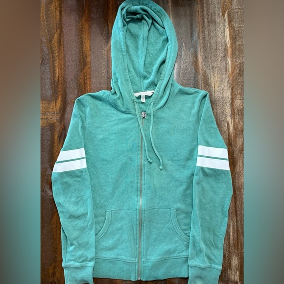 Victoria’s Secret Angel Full-Zip Hoodie – Green, Size Small  EUC - Picture 1 of 5